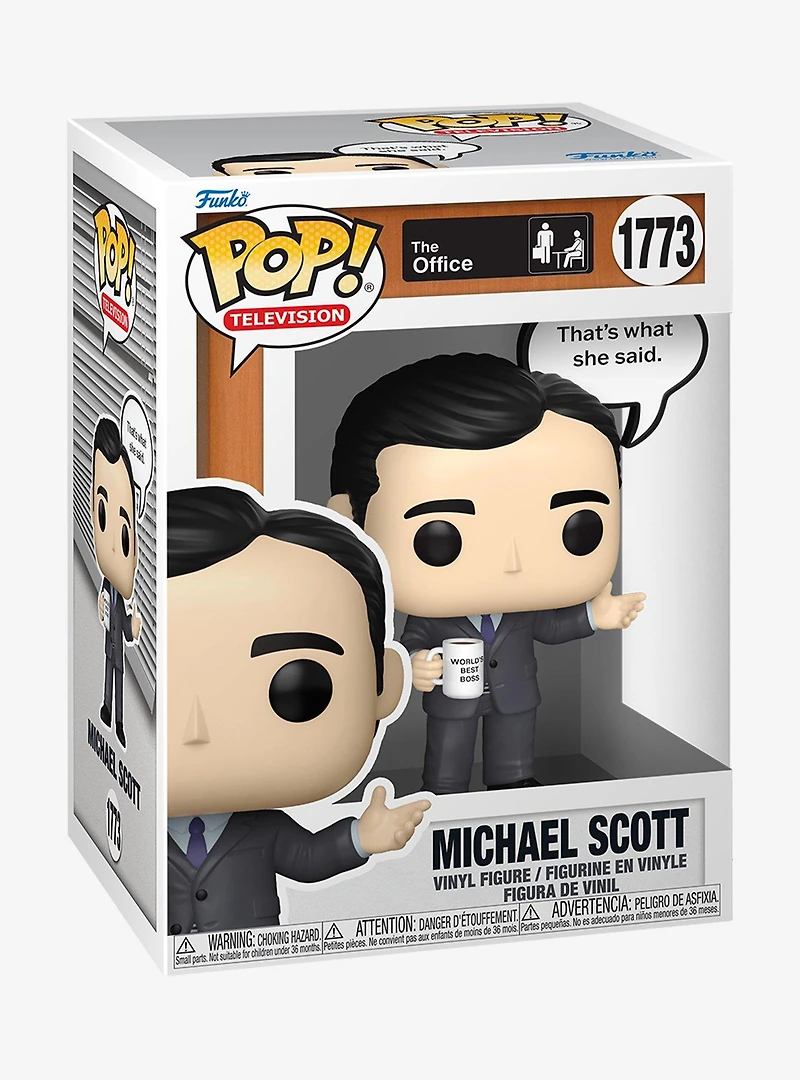 Funko Pop! Television The Office Michael Scott Sayings Vinyl Figure