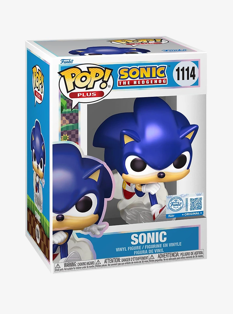Funko Pop! Plus Sonic the Hedgehog Sonic Vinyl Figure