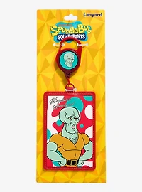 SpongeBob SquarePants Handsome Squidward Retractable Lanyard