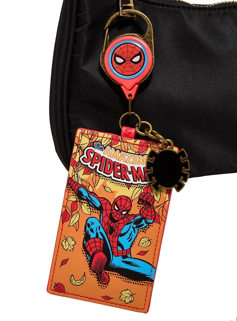 Loungefly Marvel Spider-Man Vintage Retractable Lanyard