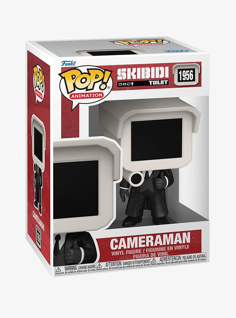 Funko Pop! Animation Skibidi Toilet Cameraman Vinyl Figure