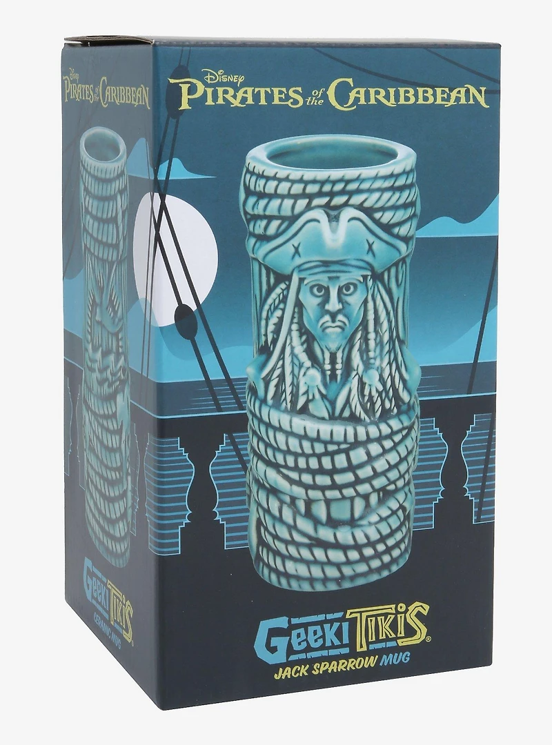Geeki Tikis Disney Pirates of the Caribbean Jack Sparrow Figural Mug
