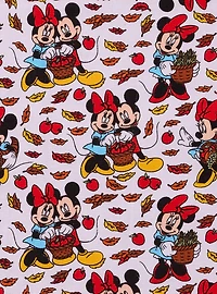 Disney Mickey & Minnie Autumn Leaves Allover Print Kitchen Towel Set