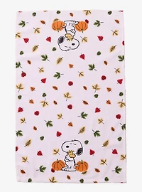 Peanuts Snoopy Autumn Leaves Kitchen Towel Set