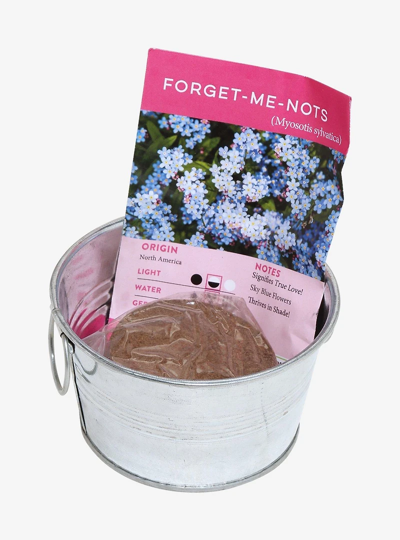 Lil' Bucket of Love Forget-Me-Not Grow Kit
