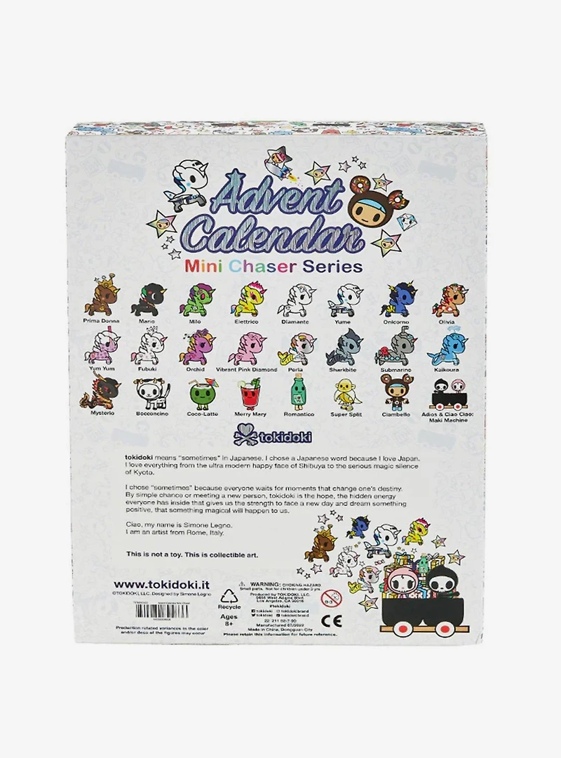 tokidoki Mini Chaser Series 2022 Advent Calendar