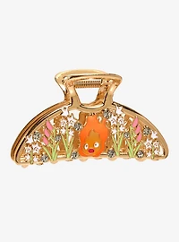 Studio Ghibli® Howl's Moving Castle Calcifer Floral Metal Claw Clip