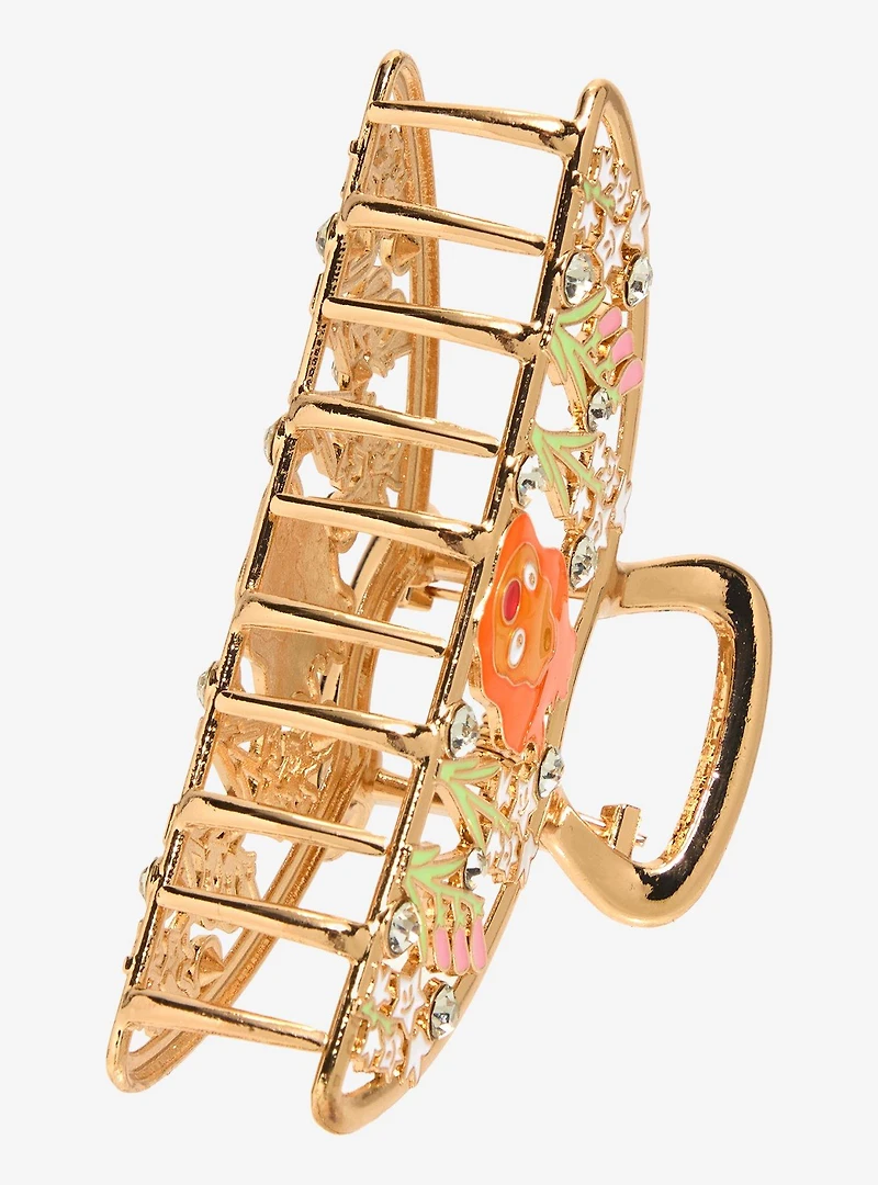 Studio Ghibli® Howl's Moving Castle Calcifer Floral Metal Claw Clip