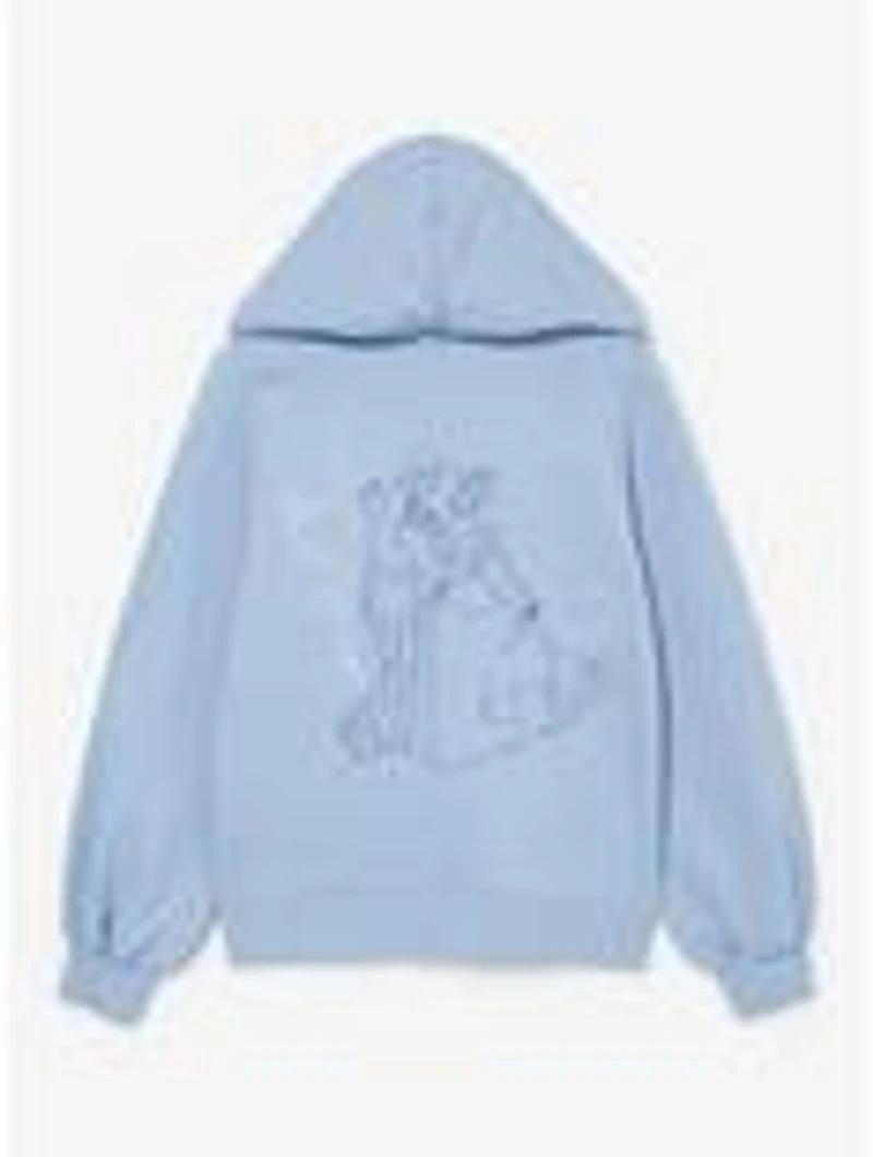 Disney Cinderella Rhinestone Title Women's Zippered Hoodie - BoxLunch Exclusive