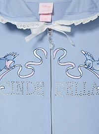 Disney Cinderella Rhinestone Title Women's Zippered Hoodie - BoxLunch Exclusive
