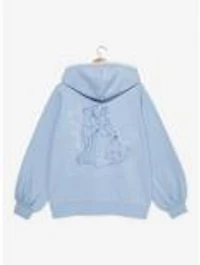 Disney Cinderella Rhinestone Title Women's Plus Zippered Hoodie - BoxLunch Exclusive
