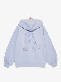 Disney Cinderella Rhinestone Title Women's Plus Zippered Hoodie - BoxLunch Exclusive
