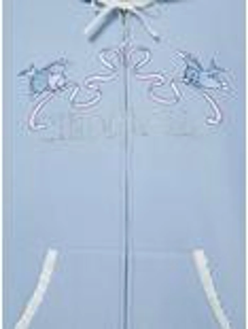 Disney Cinderella Rhinestone Title Women's Plus Zippered Hoodie - BoxLunch Exclusive