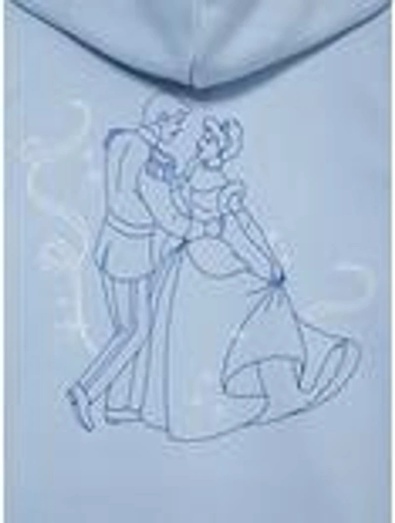 Disney Cinderella Rhinestone Title Women's Plus Zippered Hoodie - BoxLunch Exclusive