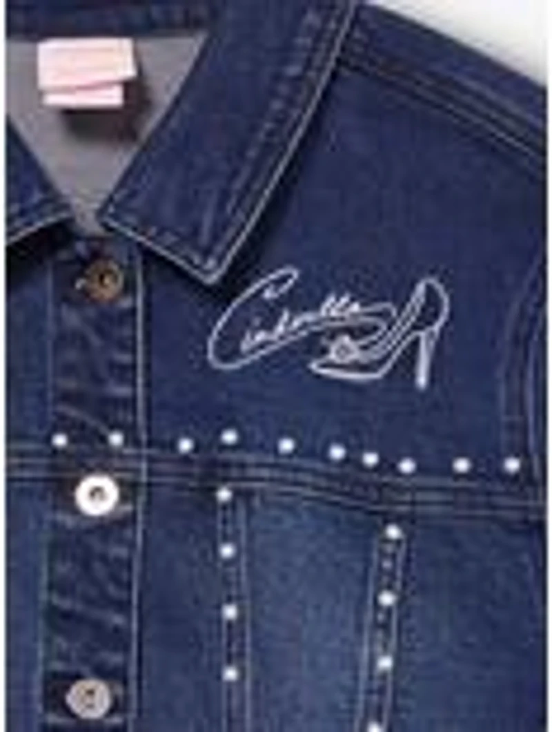 Disney Cinderella Airbrush Castle Women's Denim Jacket - BoxLunch Exclusive
