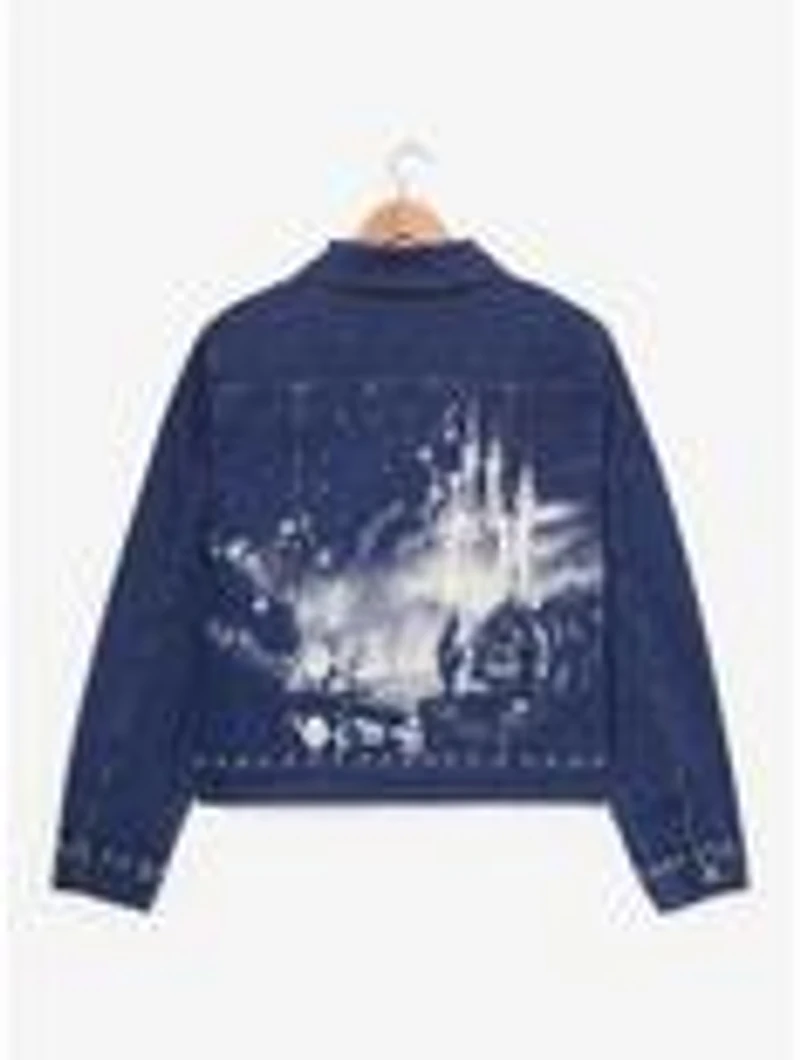 Disney Cinderella Airbrush Castle Women's Plus Denim Jacket - BoxLunch Exclusive
