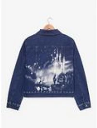 Disney Cinderella Airbrush Castle Women's Plus Denim Jacket - BoxLunch Exclusive