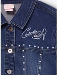 Disney Cinderella Airbrush Castle Women's Plus Denim Jacket - BoxLunch Exclusive