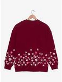 Peanuts Characters Floral Embroidered Crewneck - BoxLunch Exclusive