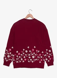 Peanuts Characters Floral Embroidered Crewneck - BoxLunch Exclusive