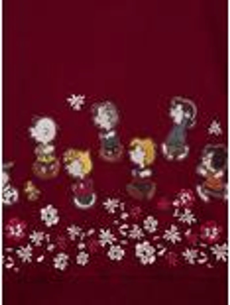 Peanuts Characters Floral Embroidered Crewneck - BoxLunch Exclusive