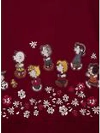 Peanuts Characters Floral Embroidered Crewneck - BoxLunch Exclusive
