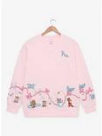 Disney Cinderella Pink Women's Crewneck — BoxLunch Exclusive
