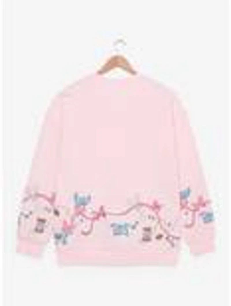 Disney Cinderella Pink Women's Crewneck — BoxLunch Exclusive
