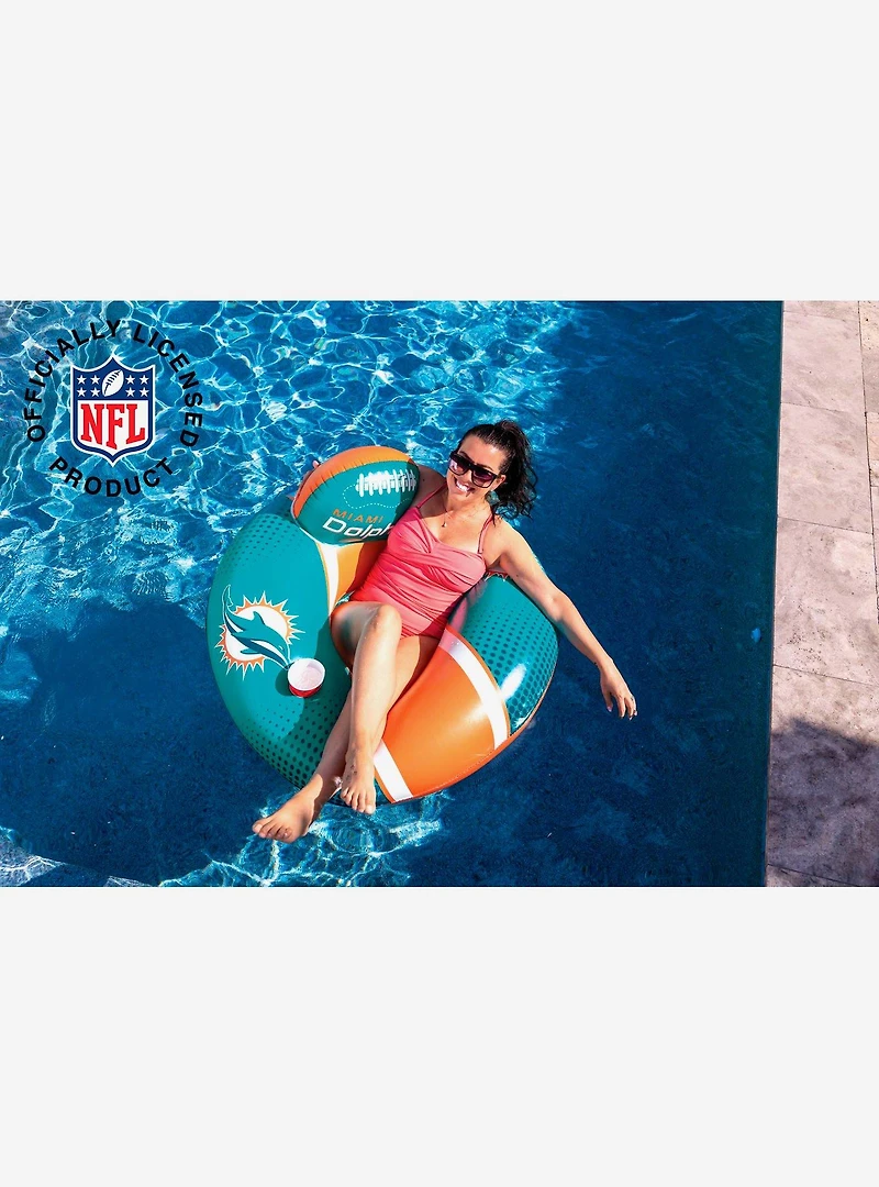 NFL Miami Dolphins Deluxe Pool Float
