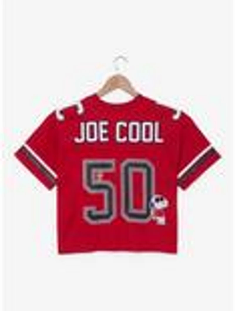 Peanuts Joe Cool Women's Cropped Football Jersey - BoxLunch Exclusive