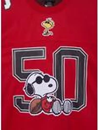 Peanuts Joe Cool Women's Cropped Football Jersey - BoxLunch Exclusive
