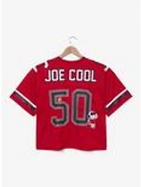 Peanuts Joe Cool Women's Plus Cropped Football Jersey - BoxLunch Exclusive