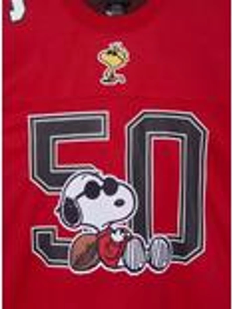 Peanuts Joe Cool Women's Plus Cropped Football Jersey - BoxLunch Exclusive