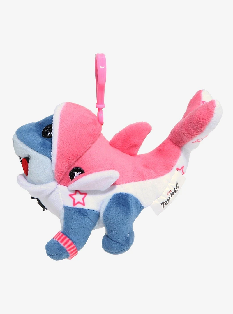 Marvel Rivals Jeff the Land Shark Plush Clip