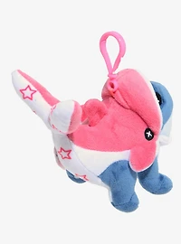 Marvel Rivals Jeff the Land Shark Plush Clip