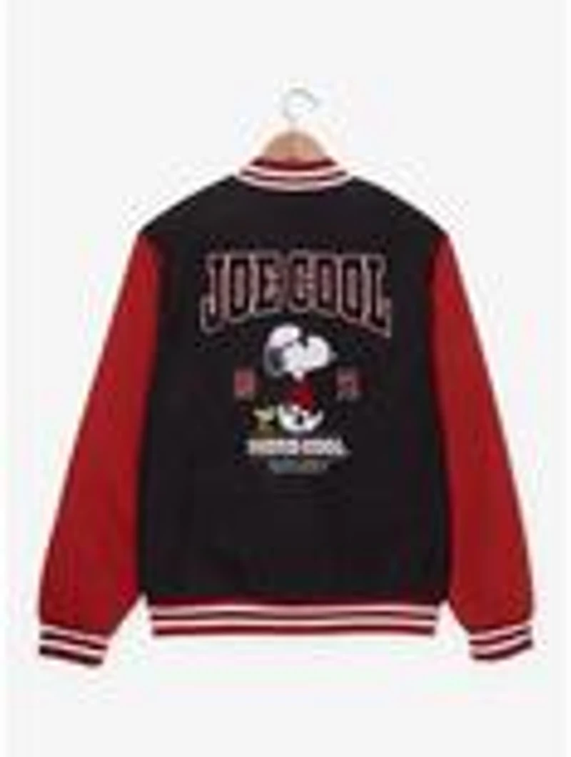Peanuts Joe Cool Patches Varsity Jacket - BoxLunch Exclusive