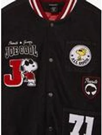 Peanuts Joe Cool Patches Varsity Jacket - BoxLunch Exclusive