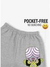 The Powerpuff Girls Mojo Jojo Head Sweatpants