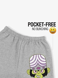 The Powerpuff Girls Mojo Jojo Head Sweatpants