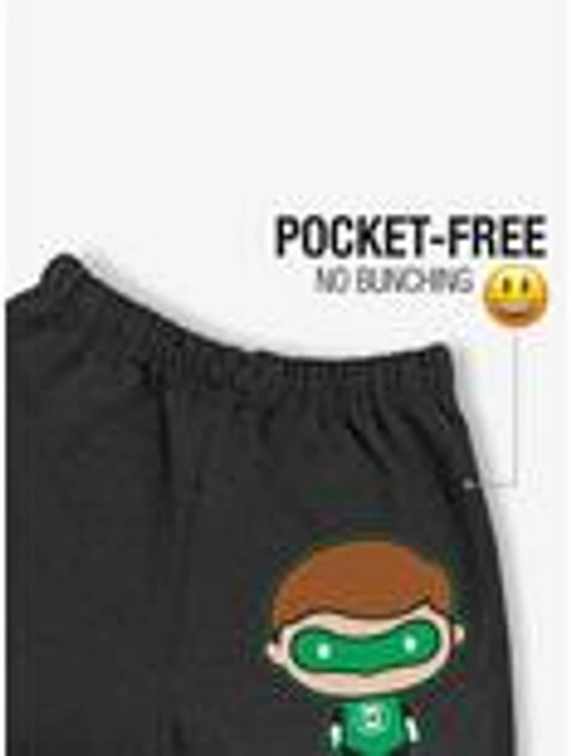 Green Lantern Core Cute Chibi Character Sweatpants