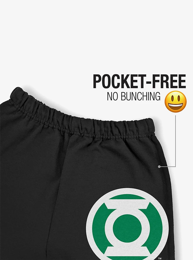 Green Lantern Core White Logo Sweatpants