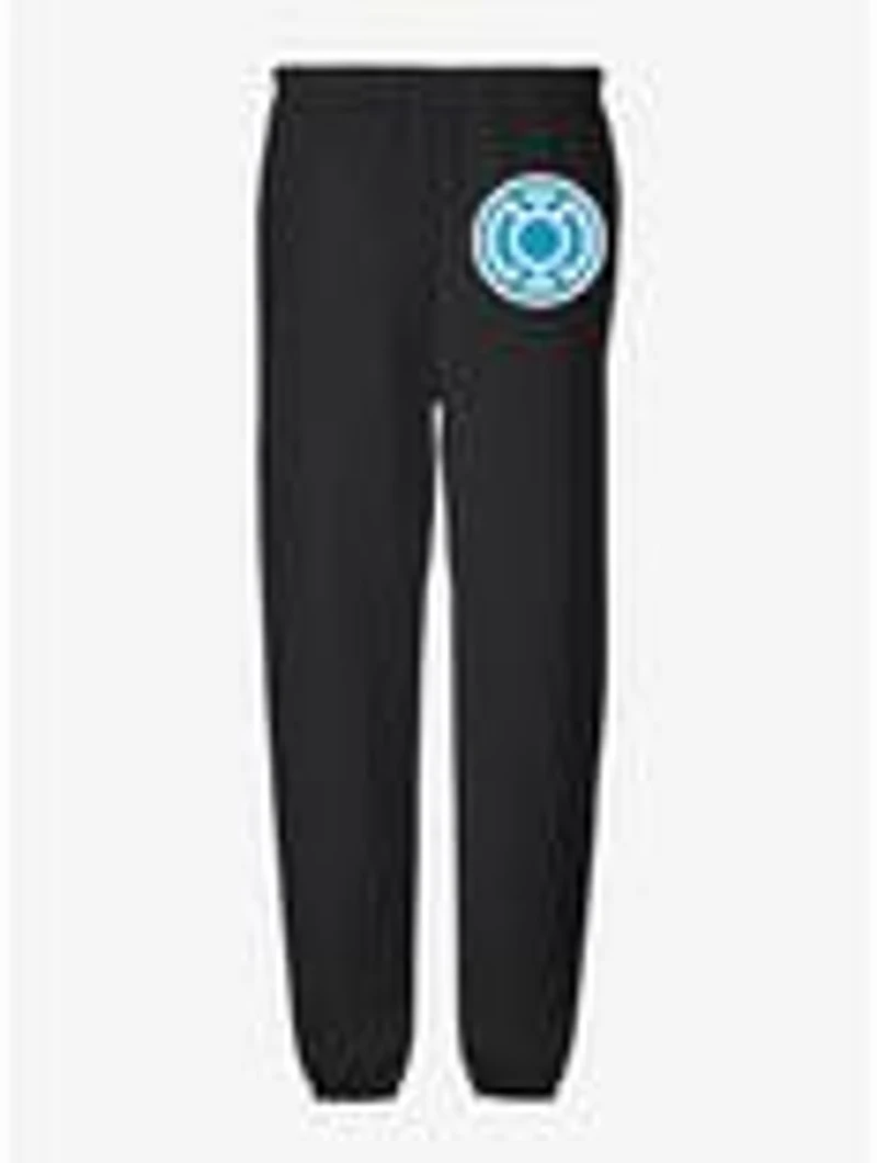 Green Lantern Core Blackest Night Blue Sweatpants