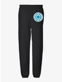 Green Lantern Core Blackest Night Blue Sweatpants