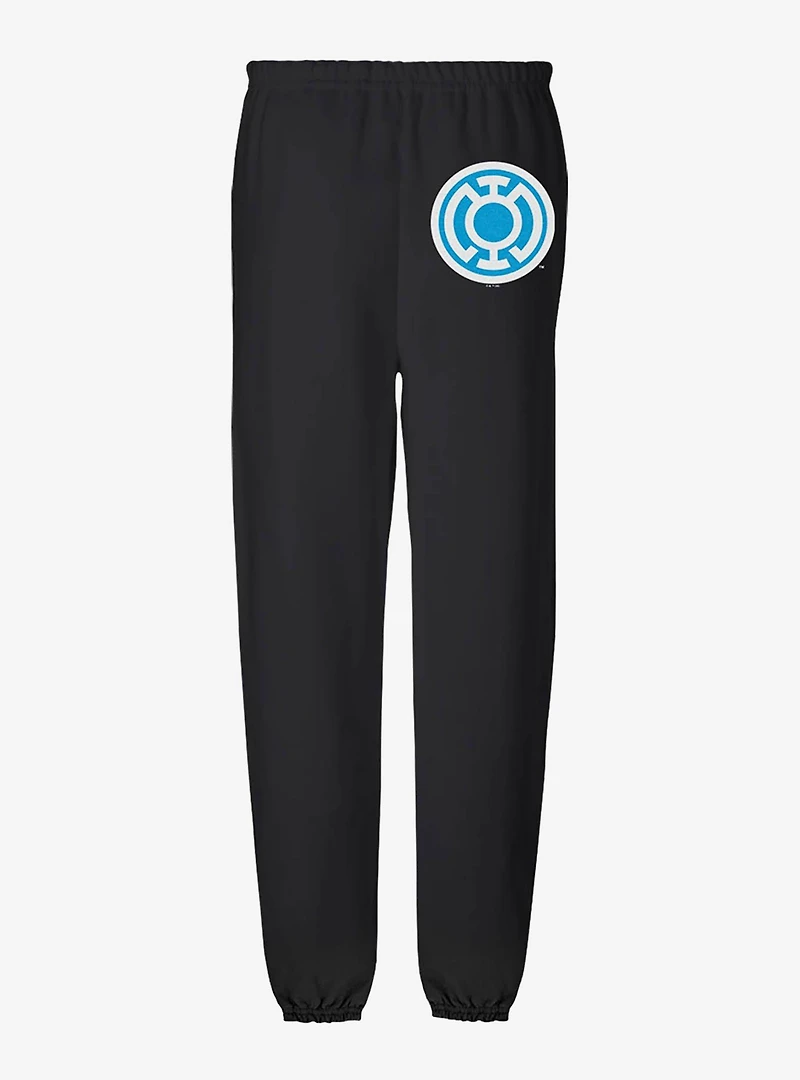 Green Lantern Core Blackest Night Blue Sweatpants