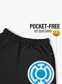 Green Lantern Core Blackest Night Blue Sweatpants