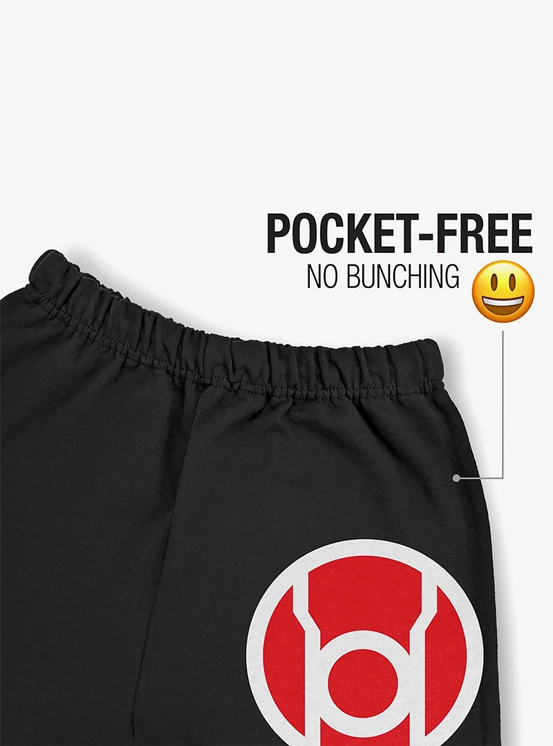 Green Lantern Core Blackest Night Red Logo Sweatpants
