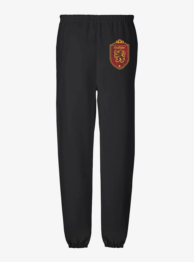 Harry Potter Gryffindor Plaid Sigil Sweatpants