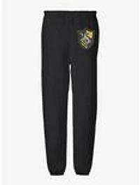 Harry Potter Hufflepuff Plaid Sigil Sweatpants