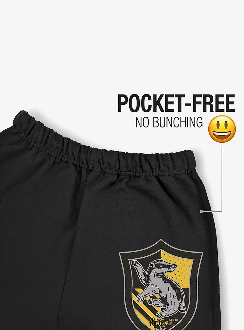 Harry Potter Hufflepuff Plaid Sigil Sweatpants