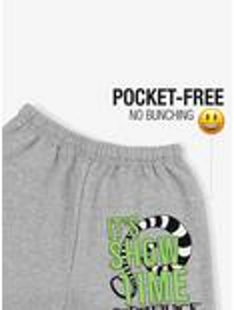 Beetlejuice It's Showtime Quote Sweatpants